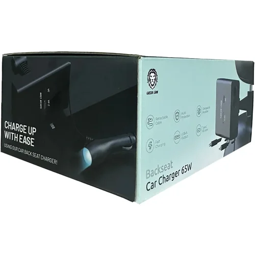 شارژر فندکی Green Lion BackSeat Car Charger 65W