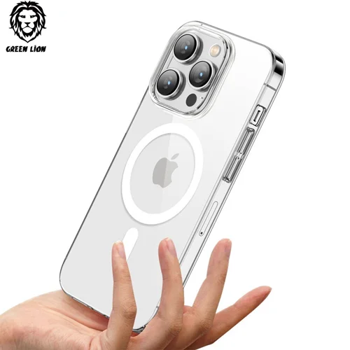 کاور مگ سیف گرین لاین Delgado iPhone 14 promax ا Apple iPhone 14 pro max Magsafe