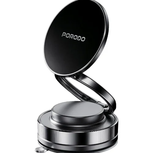 هولدر موبایل تاشو مگ سیف پرودو مدل Porodo Vacuseal Vacuum Suction Folding Magnetic Mount HS26