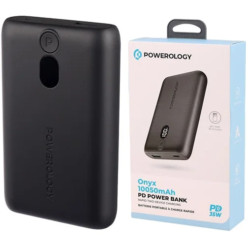 پاوربانک پاورلوژی اصلی Powerology Onyx 10050 35W