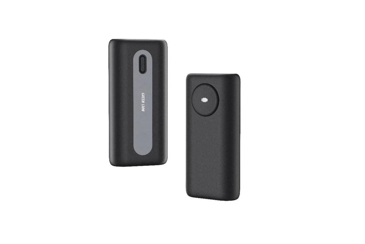 پاوربانک گرین لاین مدل 2 در 1 با ظرفیت 10 هزار میلی آمپر و شارژر بی سیم مدل GN2N10