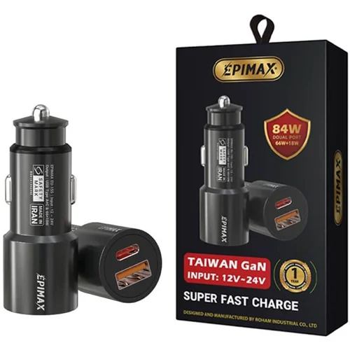 شارژر فندکی سوپر فست 84وات اپیمکس مدل EU-155