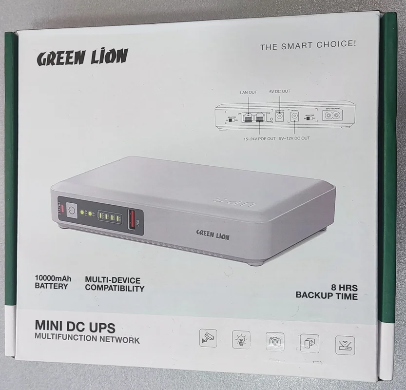 دستگاه UPS گرین لاین مدل Mini DC UPS Multifunction Network