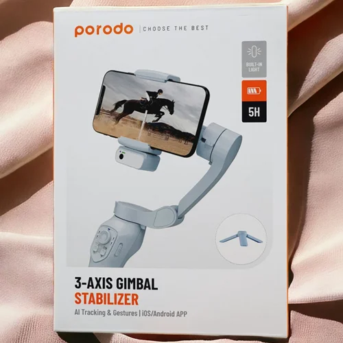 گیمبال و استبلایزر موبایل پرودو  PORODO 3-AXIS 5h GIMBAL STABILIZER اصلی