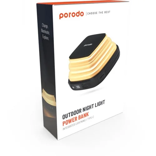 پاوربانک و چراغ پرودو مدل PD-PBFCH030 Porodo 10000mAh Power Bank with nightlight