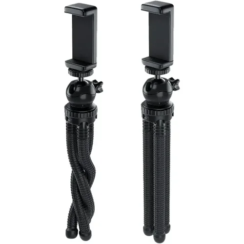 سهپایه انعطافپذیر موبایل و دوربین گرین لاین مدل GNFLTRIPDBK Green Lion Flexible Tripod with Foam Grips