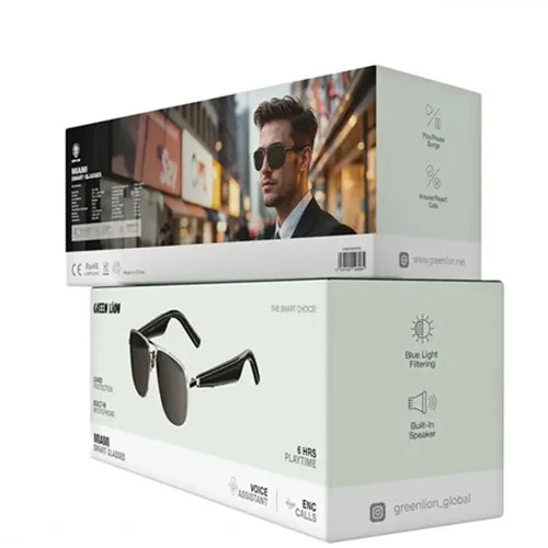 عینک هوشمند گرین لاین Green Lion Miami Smart Glasses GL-SG5