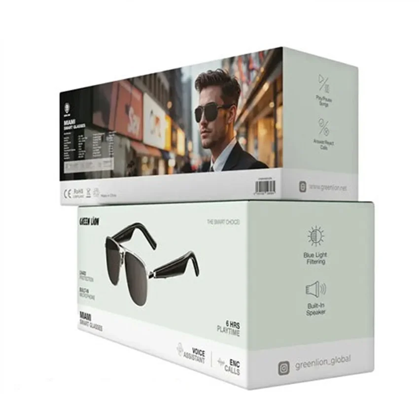 عینک هوشمند گرین لاین Green Lion Miami Smart Glasses GL-SG5