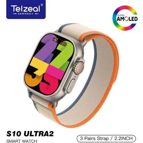 ساعت هوشمند telzeal مدل s10 ultra2 اصلی