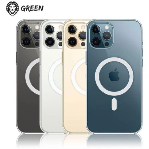 کاور گوشی اپل iPhone 14 Pro گرین لاین مدل MagSafe Delgado ا Green Lion MagSafe Delgado cover for Apple