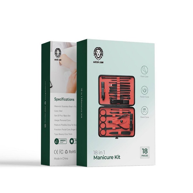 ست مانیکور مسافرتی 18 کاره گرین لاین Green Lion 18 in 1 Manicure Travel Cutter