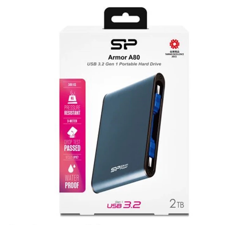 هارد اکسترنال سیلیکون پاور مدل Armor A80 ظرفیت 2 ترابایت
