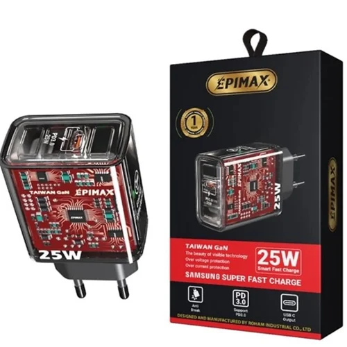 شارژر سوپر فست 25وات اپیمکس مدل  epimax 25w EU-151