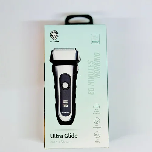 ماشین اصلاح صورت گرین لاین مدل Green Lion Ultra Glide GNULGLIMSHVBK