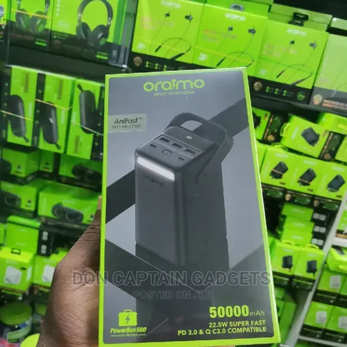 پاوربانک 50000 میلی آمپر اورایمو مدل Oraimo OPB-P500QN