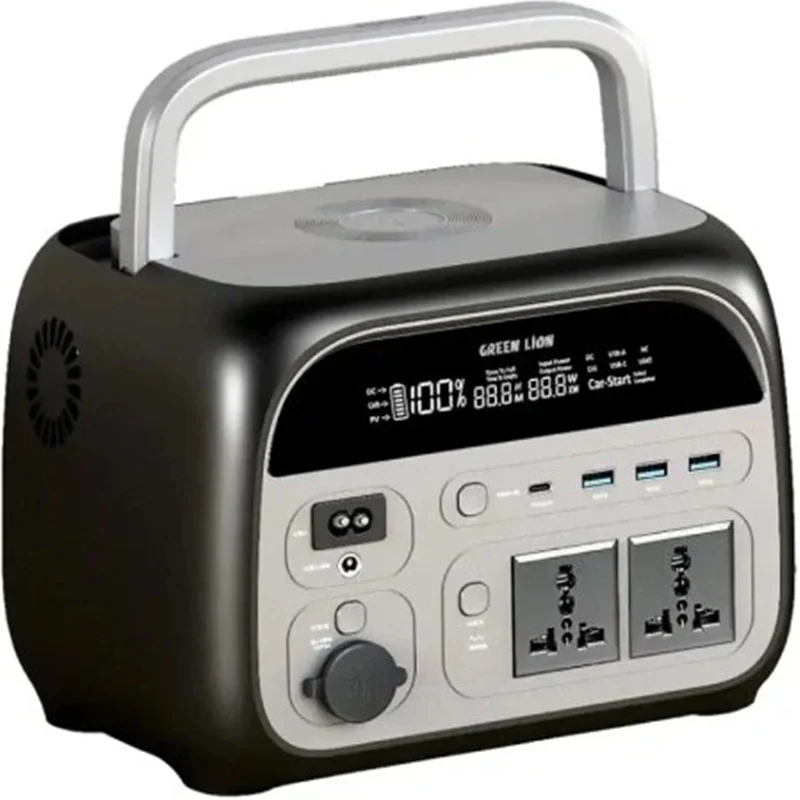 پاور استیشن گرین لاین مدل GNPS72KMAHBK Green Lion Portable 72000mah Power Station 600W