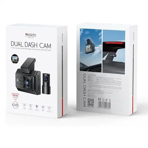 دوربین دوگانه ثبت وقایع خودرو یسیدو Yesido Dual Dash Cam KM15