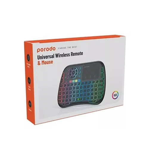 ریموت و کیبورد پرودو مدل Porodo Universal Keyboard Remote & Mouse