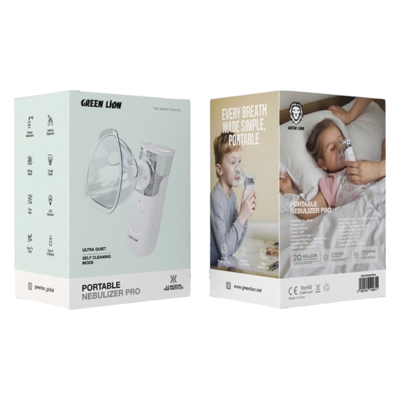 دستگاه نبولایزر قابل حمل گرین لاین مدل Nebulizer Pro