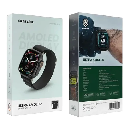 ساعت هوشمند گرین لاین مدل Green Lion Ultra Amoled Watch | Ultra Amoled Watch نسخه جدید بهترین کیفیت