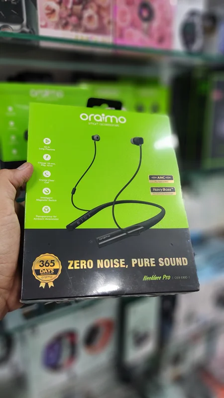 هدست دورگردنی اُرایمو مدل Necklace Pro OEB-E80D ا Oraimo Necklace Pro OEB-E80D  اوریجینال