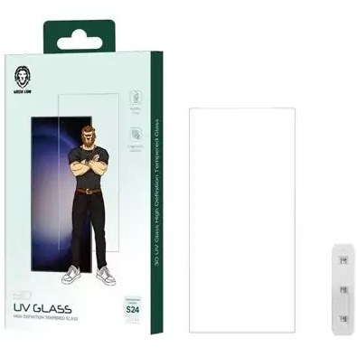 گلس موبایل Green Lion 3D UV Glass Samsung Galaxy S24ultra